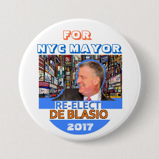 Wählen Sie Bill de Blasio Bürgermeister im Jahre Button