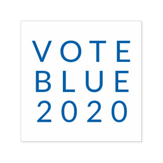 Wählen Sie Blue 2020 für Biden Harris Simple Minim Permastempel