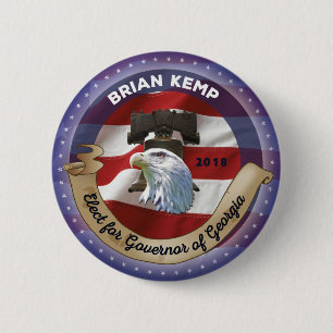 Wählen Sie Brian Kemp für Gouverneur von Georgia Button
