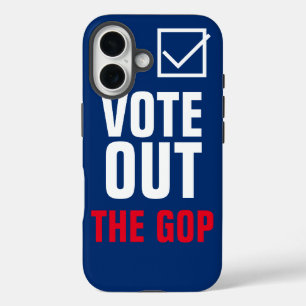 Wählen Sie das blaue Auswahlfeld des GOP iPhone 16 Hülle