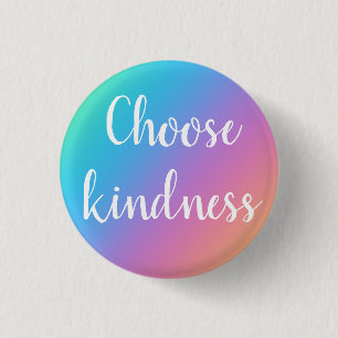 Wählen Sie den Knopf Kindness Rainbow Button