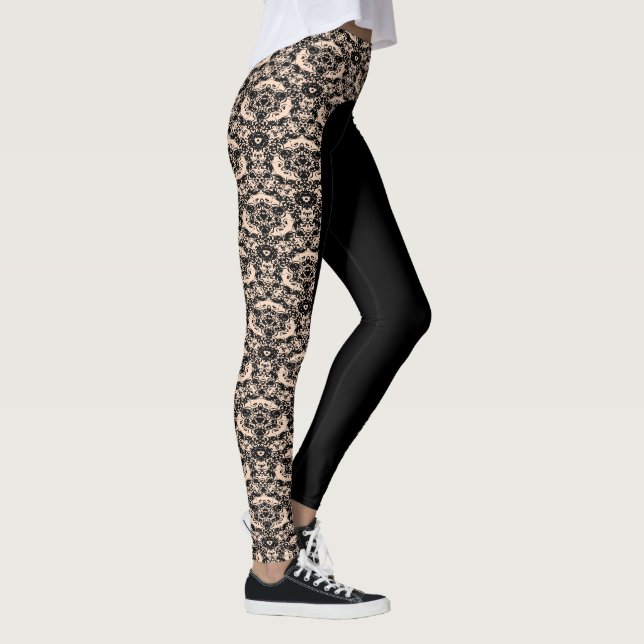Wählen Sie die Farb"königliche Spitze-" Leggings (Rechts)