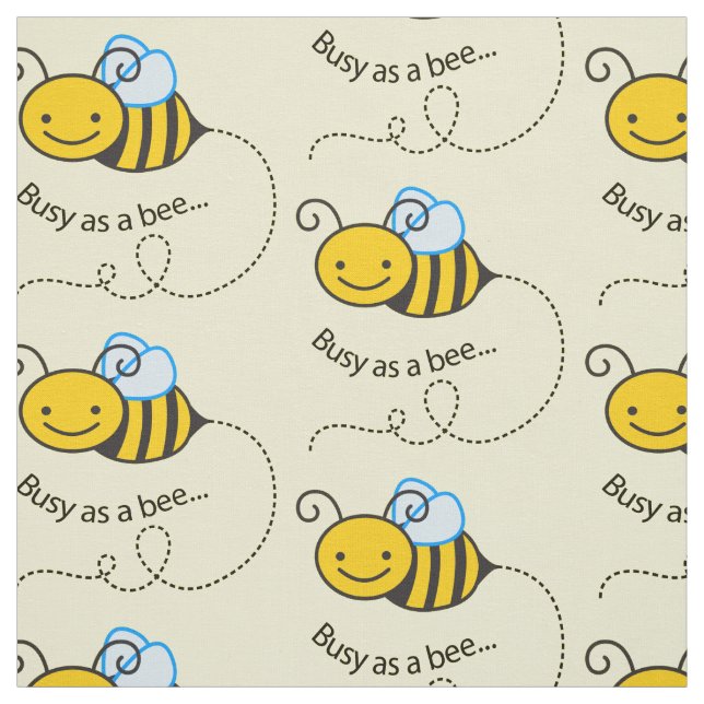 Wählen Sie die Farbe des Bienenmusters aus. Stoff (Muster)