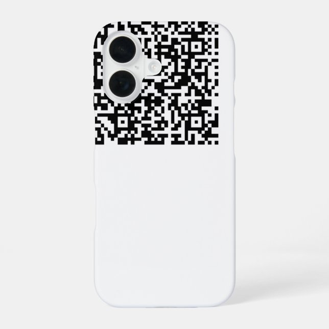 Wählen Sie die Farbe für Ihre QR Code Scan iPhone  16 Hülle (Rückseite)