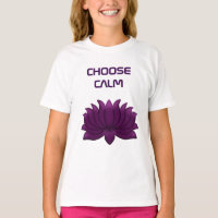 Wählen Sie die ruhige violette Lotusblume