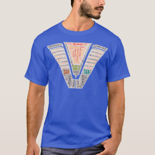 Wählen Sie die Zickzack Word Art von Gate Stargate T-Shirt