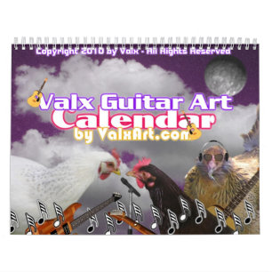 Wählen Sie diesen Gitarre ValxArt Kalender aus