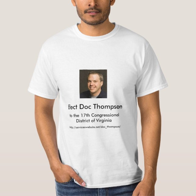 Wählen Sie Doc. Thompson, zum 17. Bezirk von VA T-Shirt (Vorderseite)
