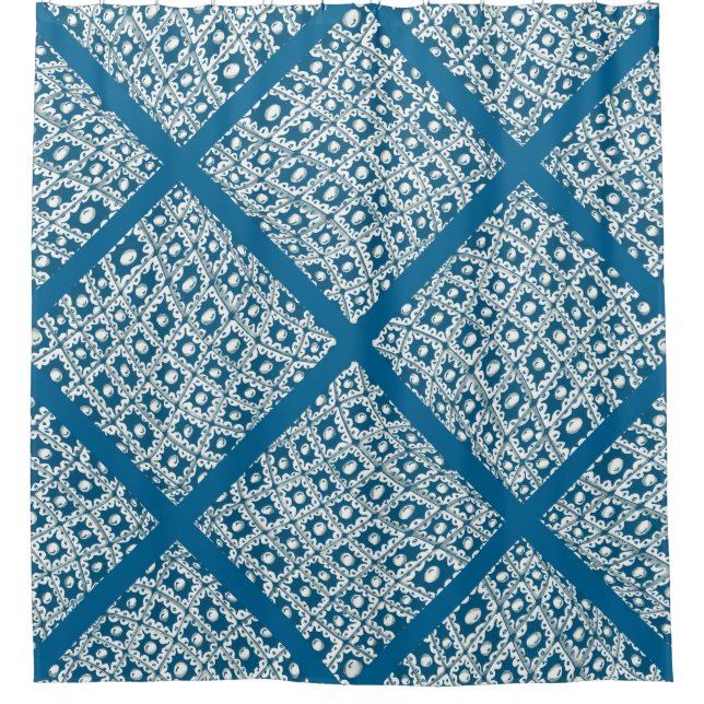 Wählen Sie ein Abstraktes Dooddesign aus. Duschvorhang (Vorderseite)