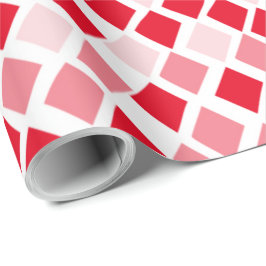 Wählen Sie ein beliebiges Farbharlequantenmuster a Geschenkpapier