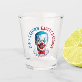 Wählen Sie ein Clown lustiges Anti-Joe Biden Clown Schnapsglas