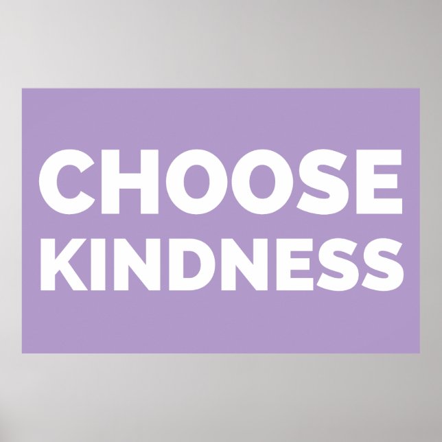 Wählen Sie ein Güte-Inspirationsangebot für Wohnge Poster (Vorne)