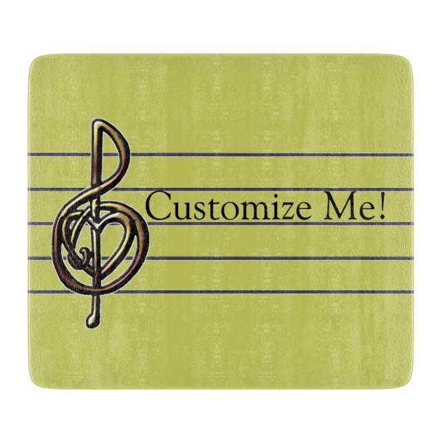 Wählen Sie eine farblich eingebettete Bildschablon Schneidebrett (Vorderseite)