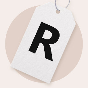 Wählen Sie einen beliebigen Buchstaben Schriftar Geschenkanhänger