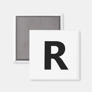 Wählen Sie einen beliebigen Buchstaben Schriftar Magnet