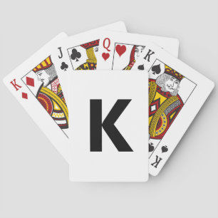 Wählen Sie einen beliebigen Buchstaben   Schriftar Spielkarten