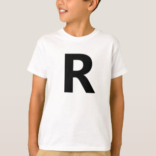 Wählen Sie einen beliebigen Buchstaben   Schriftar T-Shirt