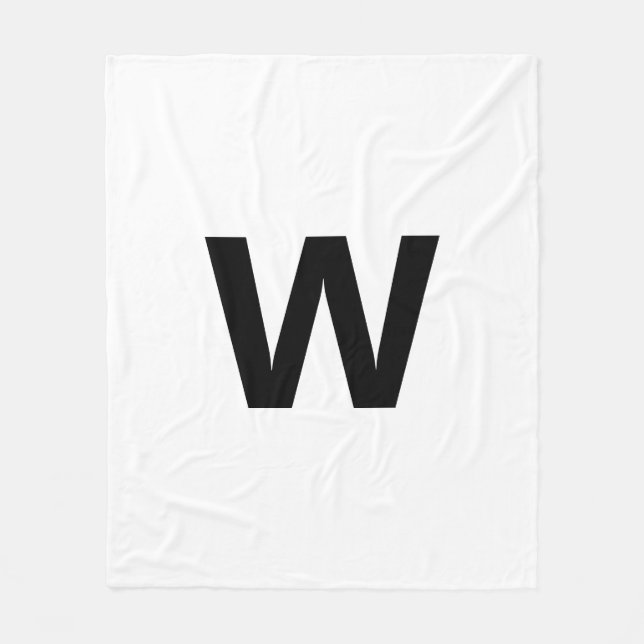 Wählen Sie einen Buchstaben aus | Schriftart: Offe Fleecedecke (Vorderseite)