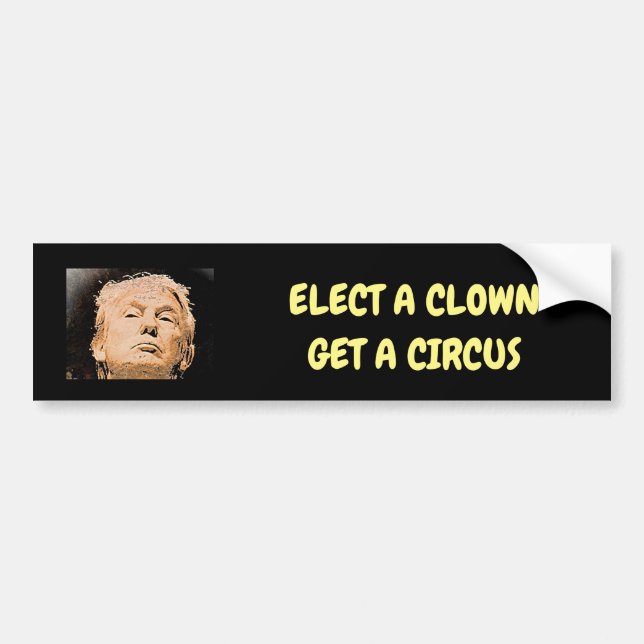 Wählen Sie einen Clown Autoaufkleber (Vorne)