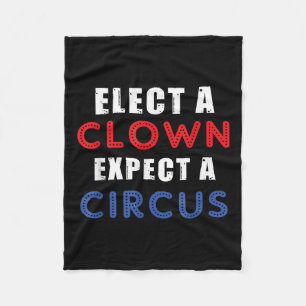 Wählen Sie einen Clown, der ein Circus Design-Anti Fleecedecke