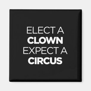 Wählen Sie einen Clown, der von einem Zirkus-lusti Magnet