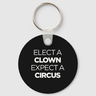 Wählen Sie einen Clown, der von einem Zirkus-lusti Schlüsselanhänger