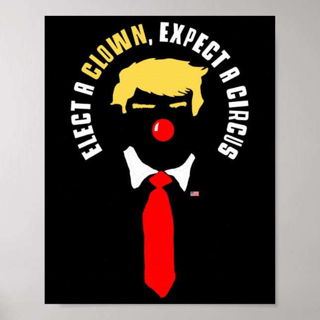 Wählen Sie einen Clown erwarten ein Circus Shirt l Poster (Vorne)