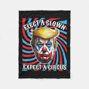 Wählen Sie einen Clown erwarten einen Circus Anti- Fleecedecke