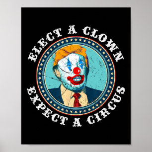 Wählen Sie einen Clown erwarten einen Circus T Ant Poster