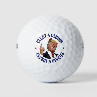 Wählen Sie einen Clown, erwarten Sie einen Zirkus  Golfball