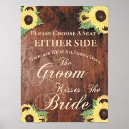 Wählen Sie einen Platz, kein Side Poster