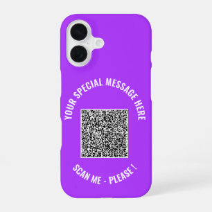Wählen Sie Farbe aus Ihrem QR-Code für den benutze iPhone 16 Hülle
