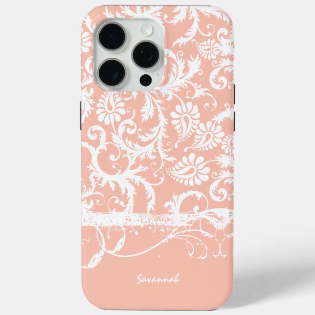 Wählen Sie Farbe aus, um die Blumenschattel anzuze Case-Mate iPhone Hülle (Rückseite)