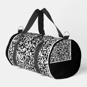 Wählen Sie Farbe aus, um Ihre QR-Scan-Informatione Duffle Bag