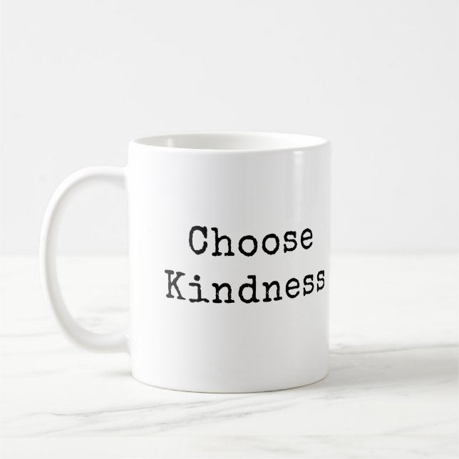 Wählen Sie Freundlichkeit Kaffeetasse (Links)