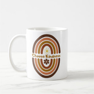 Wählen Sie Freundlichkeit, machen Sie die Welt fre Kaffeetasse