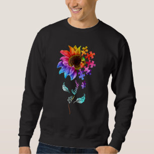 Wählen Sie Freundness Sei freundlich Autismus Bewu Sweatshirt