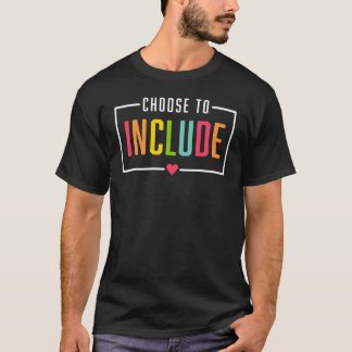 Wählen Sie für den Autismus Lehrer Special Educa T-Shirt