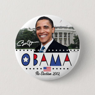 Wählen Sie Gang Präsidenten-Obama Election 2012 Button
