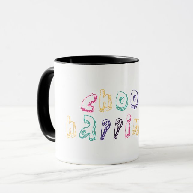 Wählen Sie Glück #14 Tasse (Vorderseite Links)