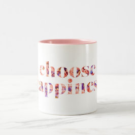 Wählen Sie Glück #9 Zweifarbige Tasse