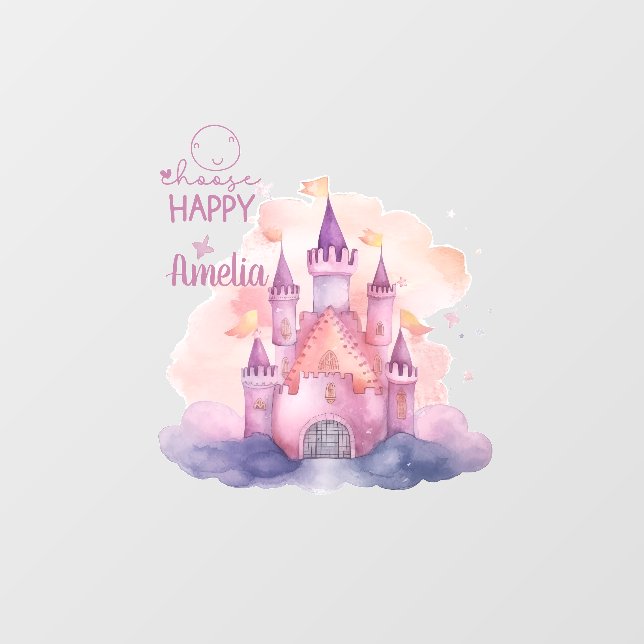 Wählen Sie glückliches, individuell anpassbares Po Fensteraufkleber (Blatt)