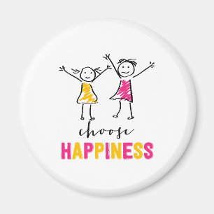 Wählen Sie Happinessys Zwei Mädchen Magnet
