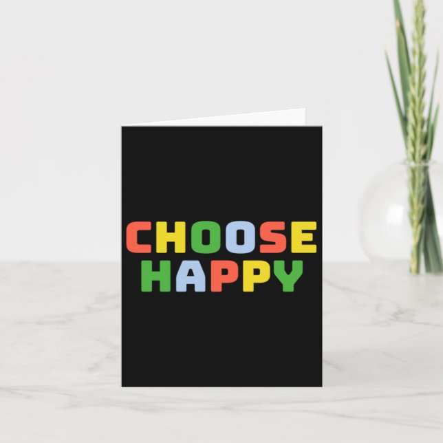 Wählen Sie Happy ) Aufkleber Karte (Vorderseite)
