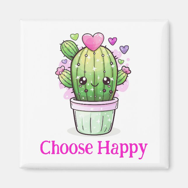 Wählen Sie Happy floral magnet (Vorne)