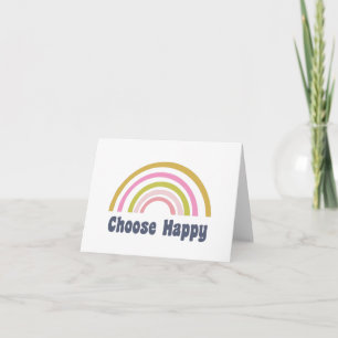 Wählen Sie Happy Niedlich Retro Rainbow Inspiratio