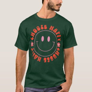 Wählen Sie Happy Womens Lächeln Lächeln Gesicht Gl T-Shirt