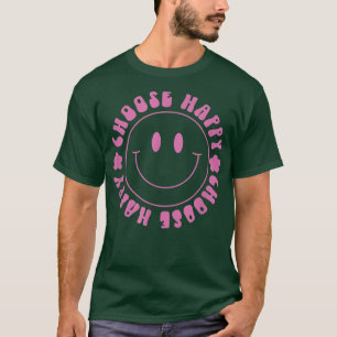 Wählen Sie Happy Womens Lächeln Lächeln Gesicht Gl T-Shirt