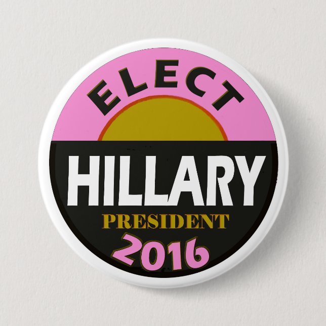 Wählen Sie Hillary 2016 Button (Vorderseite)