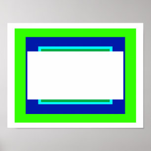 Wählen Sie Hintergrundfarbe, Rahmen Bild hinzufüge Poster